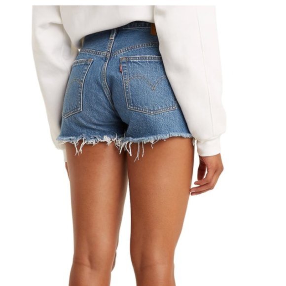 Levi's 501Original Cutoff Shorts (Athens Mid Short) - Picture 4 of 5